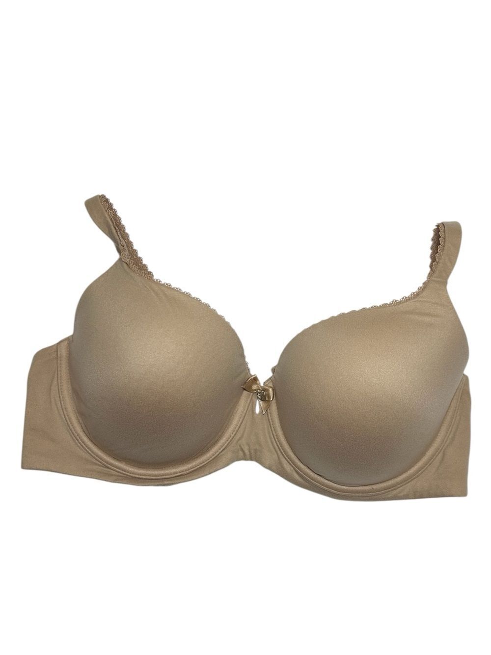 Victoria’s Secret tan lined Demi Molded Bra 34DD Nude